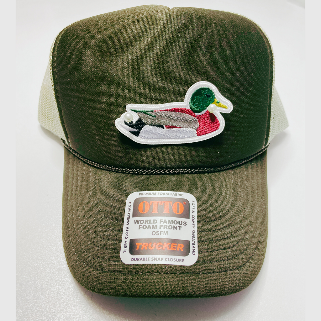 3" Mallard Duck -  Embroidered Hat Patch
