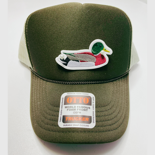 3" Mallard Duck -  Embroidered Hat Patch