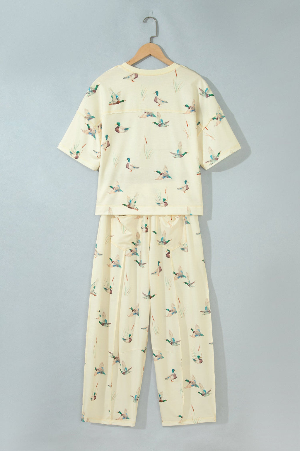 Mallard Duck Short Sleeve Top & Pants Set