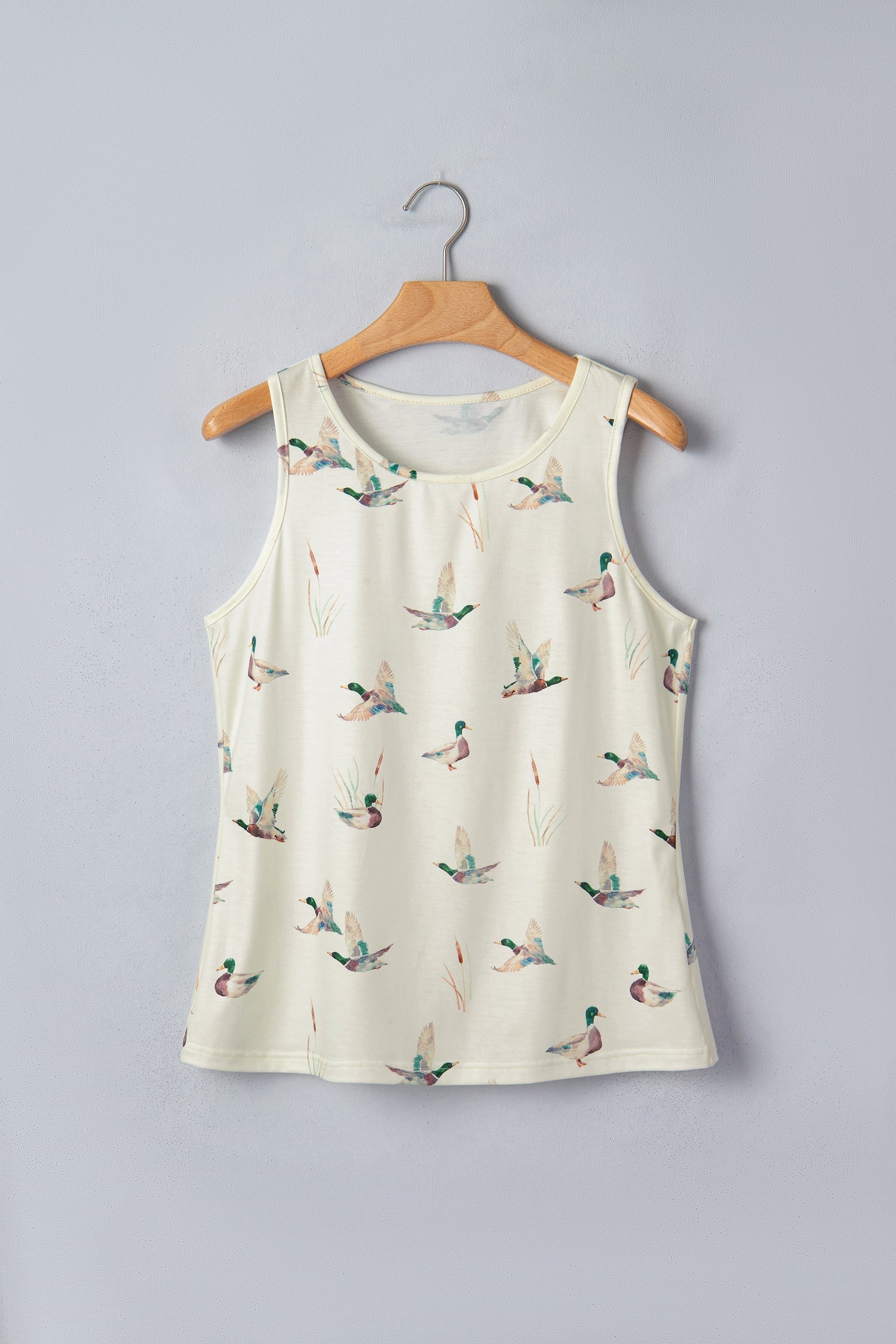 Western Mallard Round Neck Tank Top