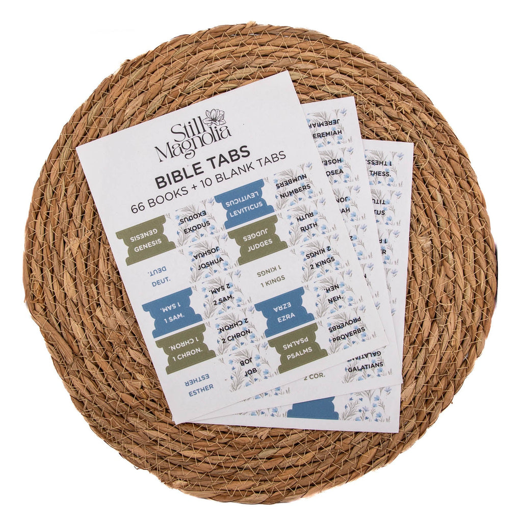 Bible Tabs - Wildflower Whisper Pattern