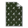 Mallard Duck Jacquard Knit Baby Blanket