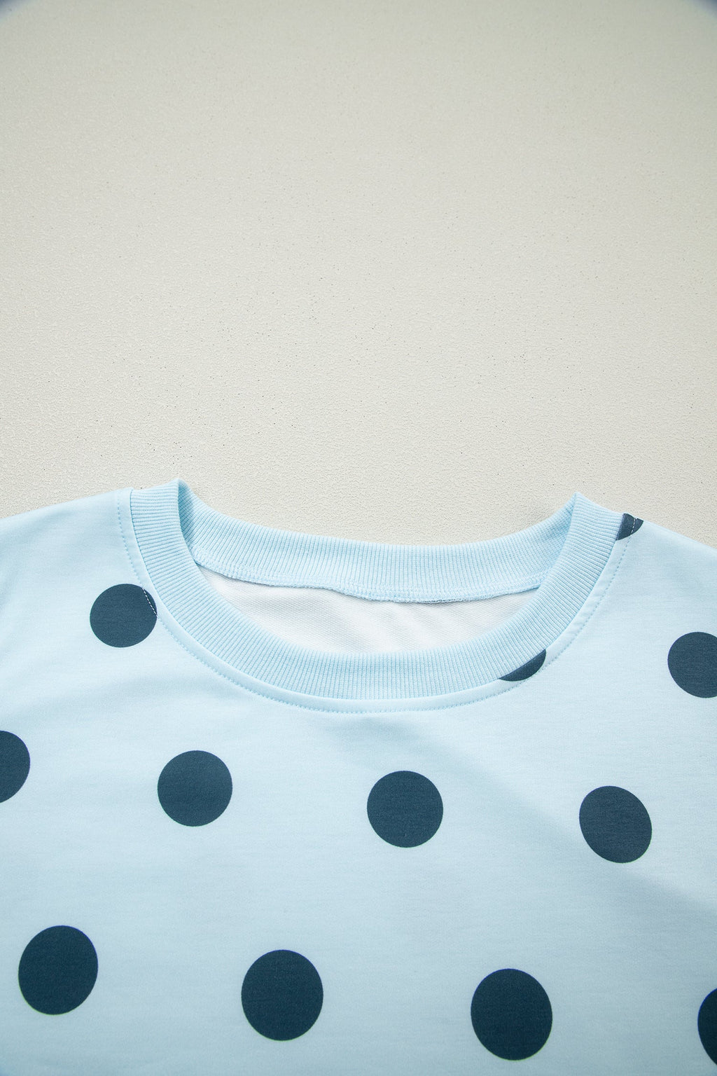 Polka Dot Ribbed Trim Tank & Mini Skort Set