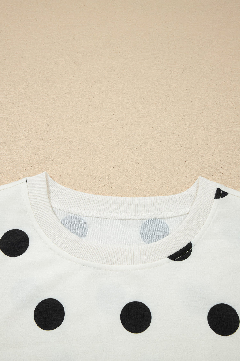 Polka Dot Ribbed Trim Tank & Mini Skort Set