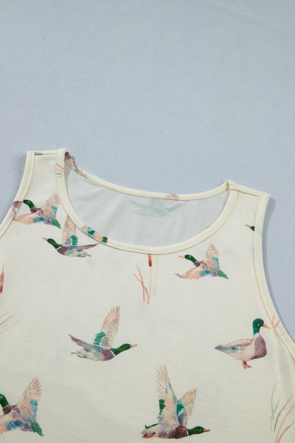 Western Mallard Round Neck Tank Top