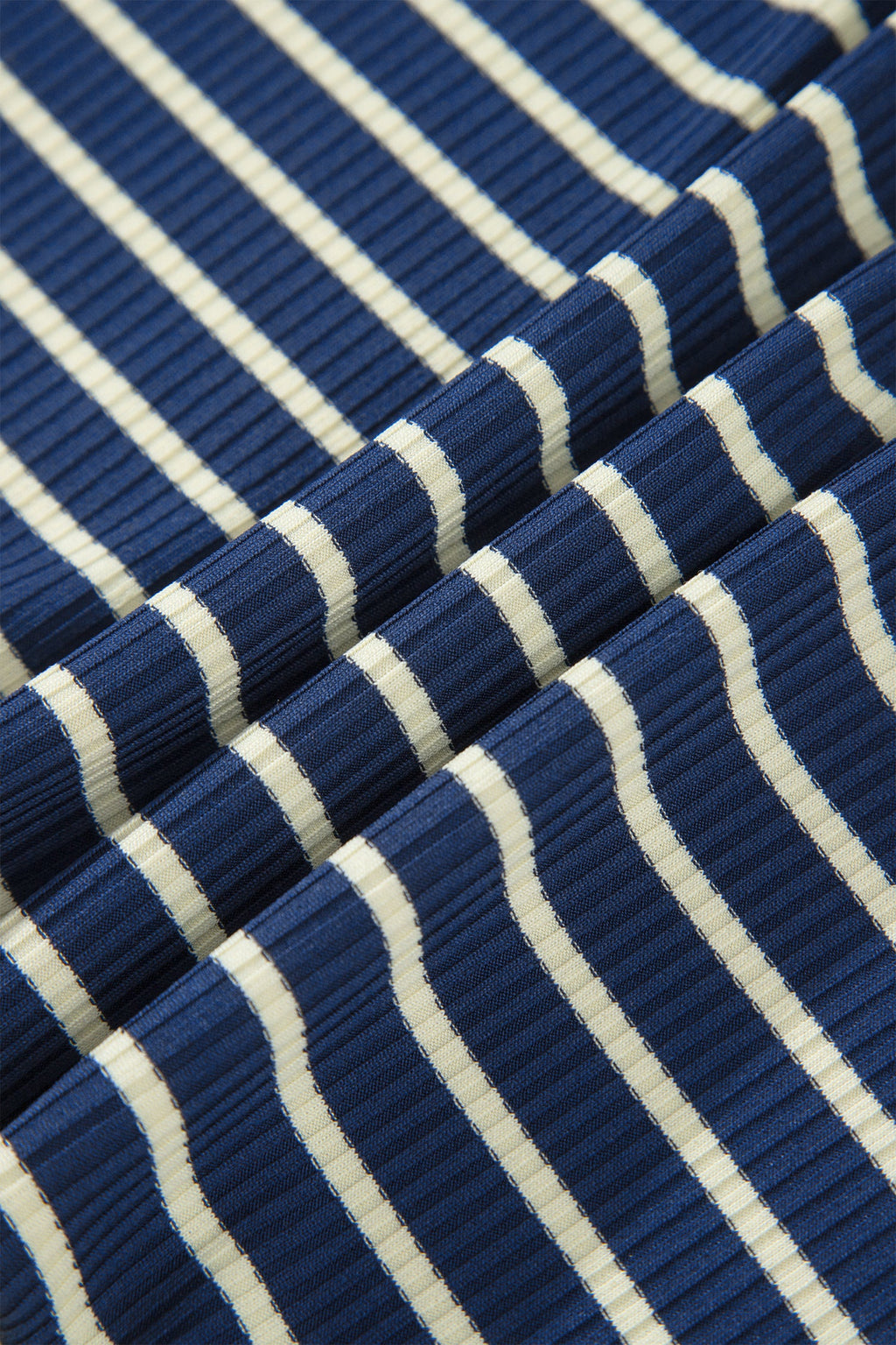 Stripe Colorblock Zip V-Neck Pullover and Pants Set